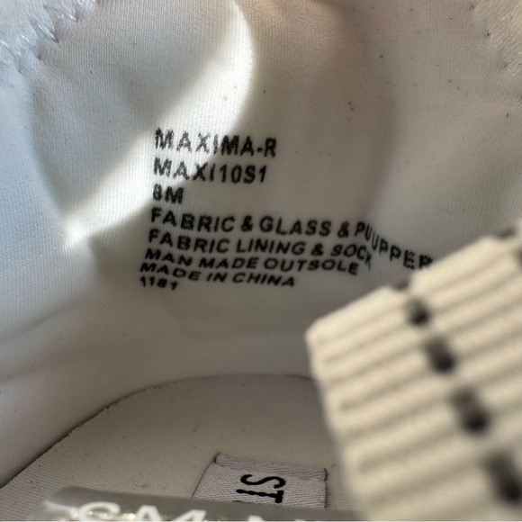 Steve Madden // maxima white, rhinestone statement sneakers size 8 - Picture 8 of 8
